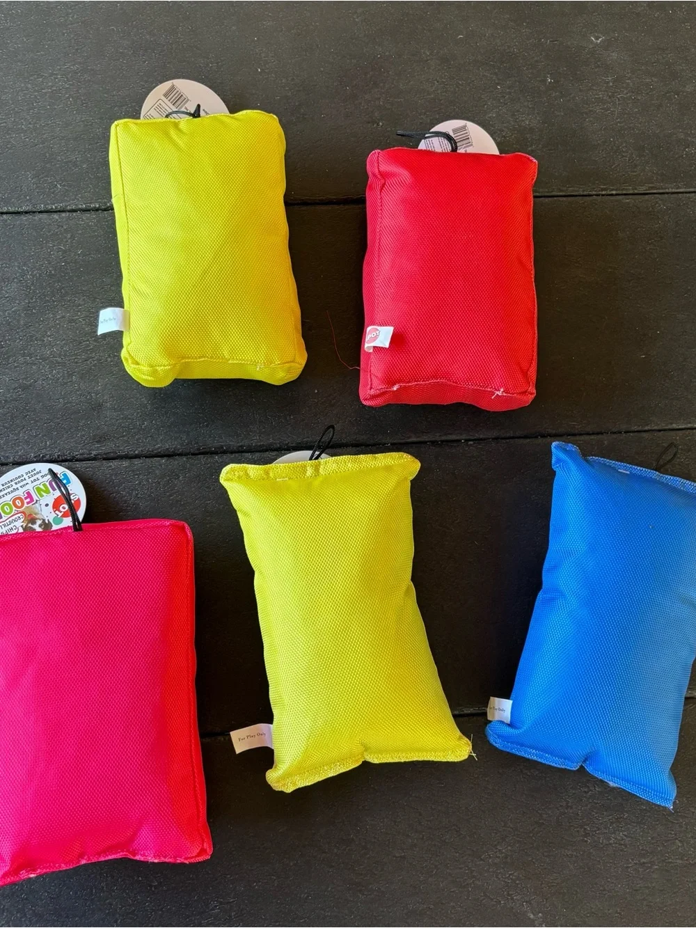 NWT SPOT Fun Food Squeaky Dog Toys Lot 5 Pc Parody Snacks